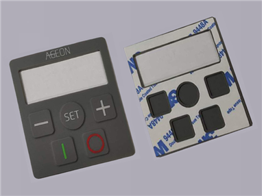 Siebdruck + PU + Tastatur für Klebrigkeit auf der Rückseite