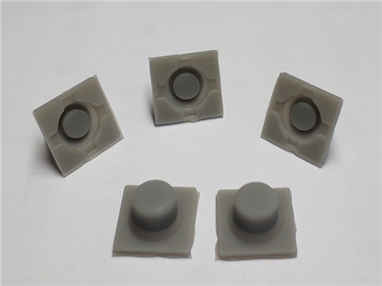 Square silicone button CM1059A