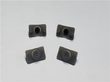 Square silicone button CM1691Ab